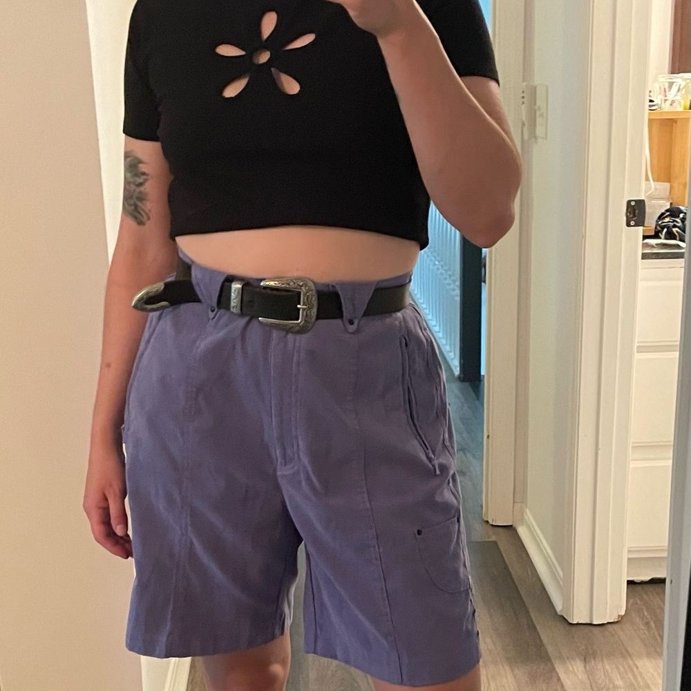 Soft Lavendar Vintage Short 👾🧞